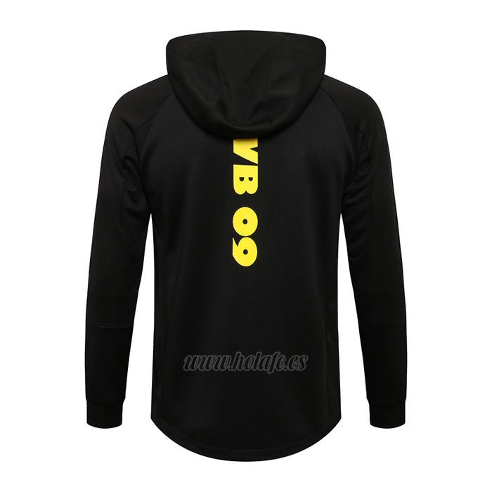 Chaqueta con Capucha del Borussia Dortmund 2021-2022 Negro